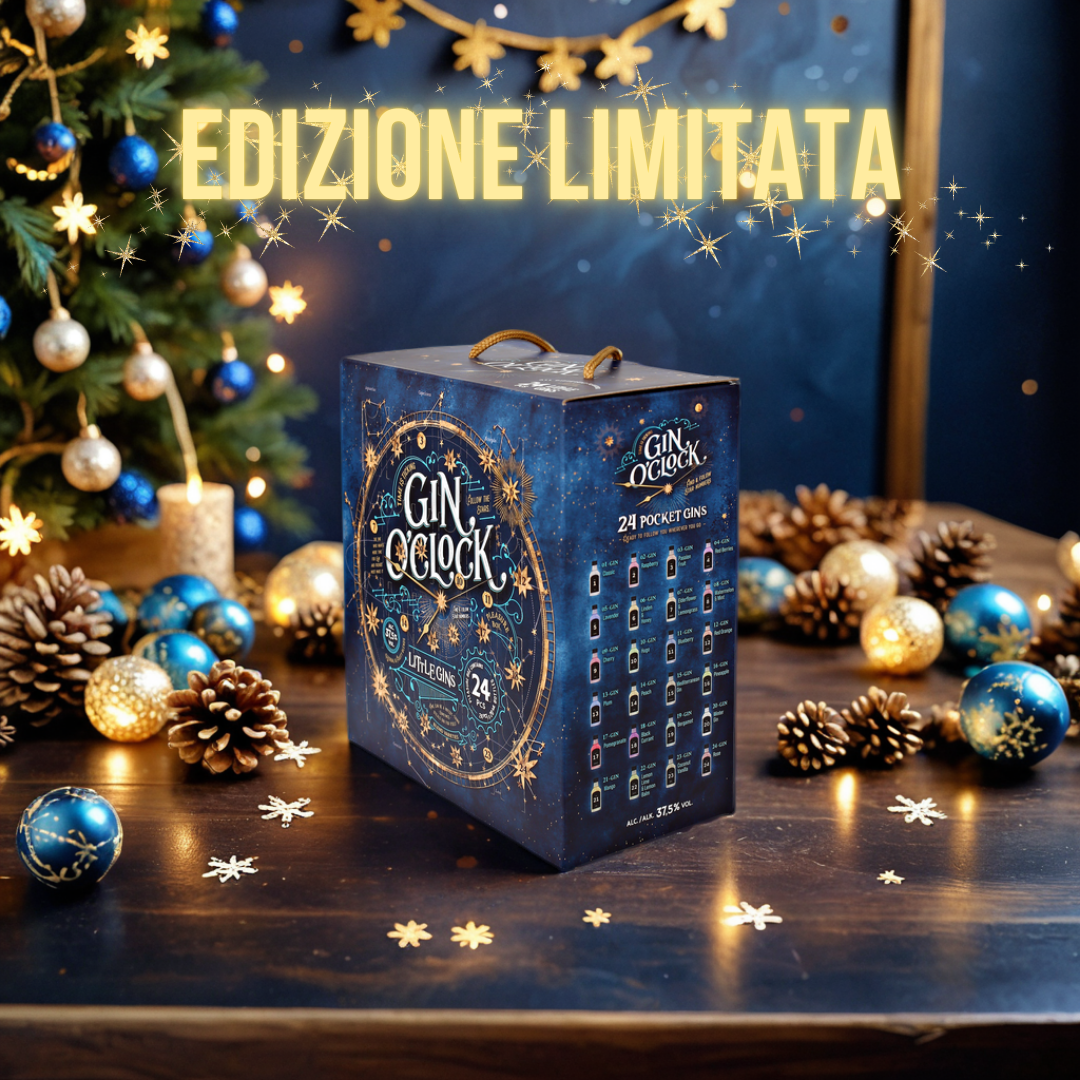 Calendario dell'avvento con 24 gin premium, regalo di Natale unico. Idea regalo originale per adulti amanti del gin, edizione limitata 2024