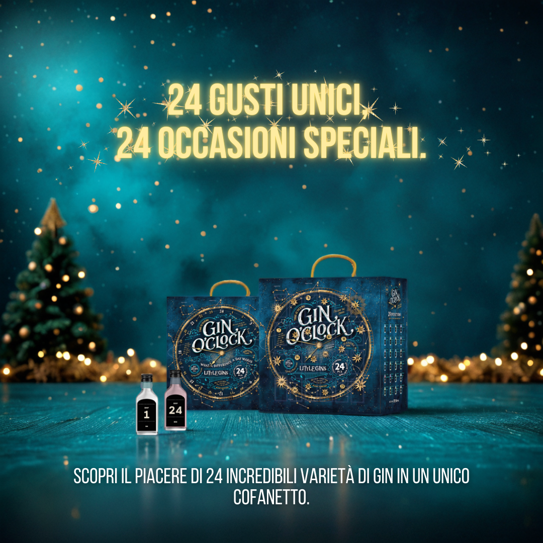 Calendario dell'avvento con 24 gin premium, regalo di Natale unico. Idea regalo originale per adulti amanti del gin, edizione limitata 2024